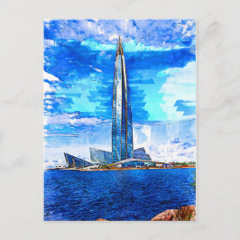 Lakhta Centre, Lahta, Sankt Petersburg/Ryssland. Vykort