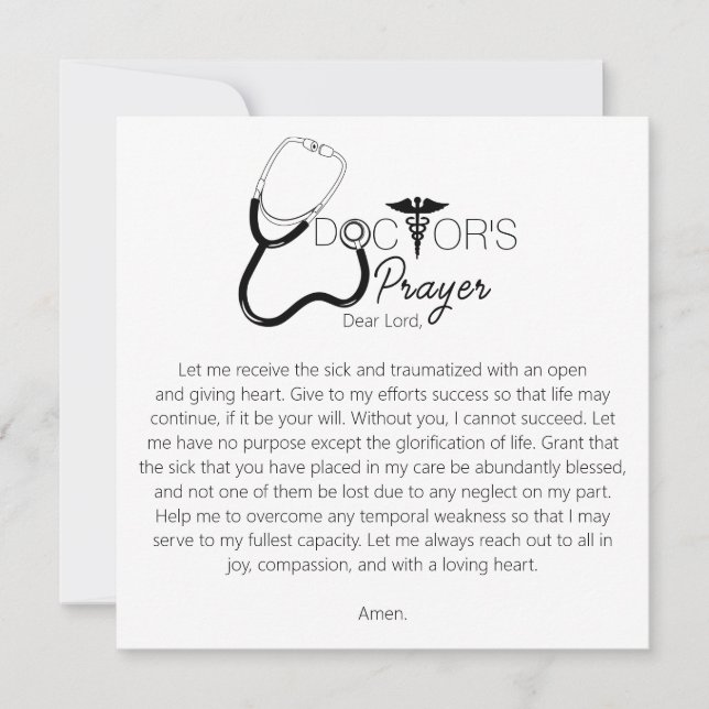 Läkkarnas bön kort (Framsida)