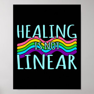 Läkning är inte linjärt gradering av psykisk hälsa poster