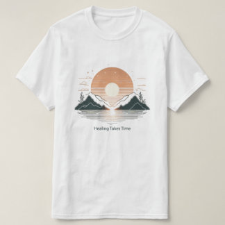 Läkning Tar Tid" Minimalistisk T-Shirt | Lake & Mo