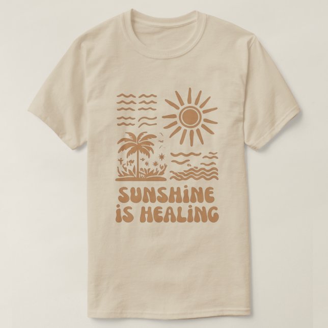 Läknings Solsken Tee  (Design framsida)