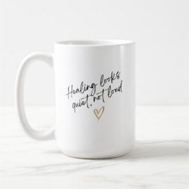 Läkningsprocessen ser lugn ut, inte högljudd kaffemugg
