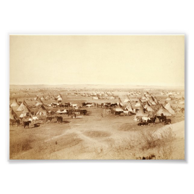 Lakota Camp Foto EnUtvidgning (Framsidan)