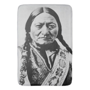 Lakota Chief Surrender: Sitta Bull Fort Buford Badrumsmatta