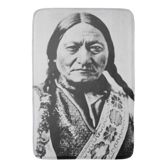Lakota Chief Surrender: Sitta Bull Fort Buford Badrumsmatta (Framsidan (Vertikal))