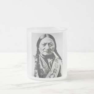 Lakota Chief Surrender: Sitta Bull Fort Buford Frostad Glasmugg
