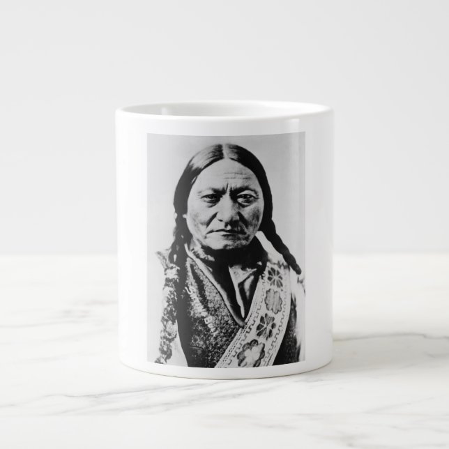 Lakota Chief Surrender: Sitta Bull Fort Buford Jumbo Mugg (Framsidan)