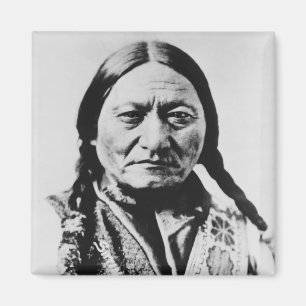 Lakota Chief Surrender: Sitta Bull Fort Buford Magnet