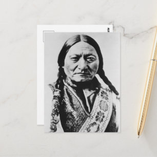 Lakota Chief Surrender: Sitta Bull Fort Buford Vykort