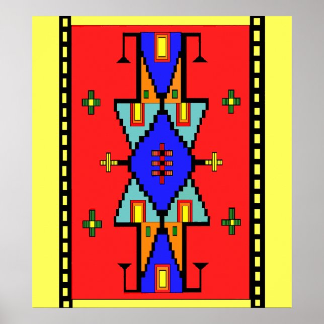 Lakota Dreams Blanket Design Poster (Framsidan)