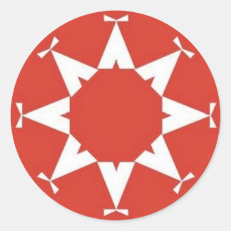 Lakota Flagga Sticker Runt Klistermärke