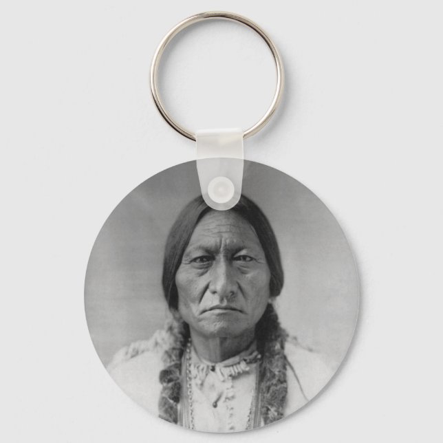Lakota Indian Chief Sitta Bull Nyckelring (Framsida)