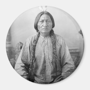 Lakota Leader Sitta Bull Native Indian Magnet