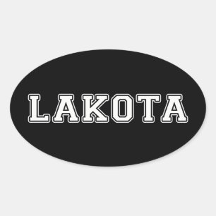 Lakota Ovalt Klistermärke