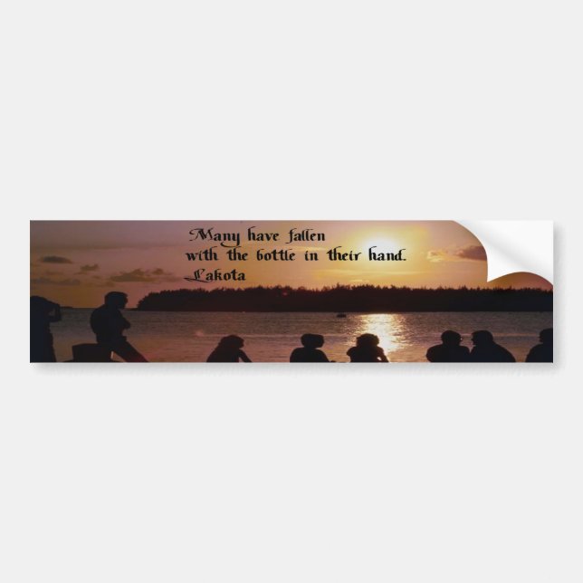 Lakota Proverb Bildekal (Framsidan)