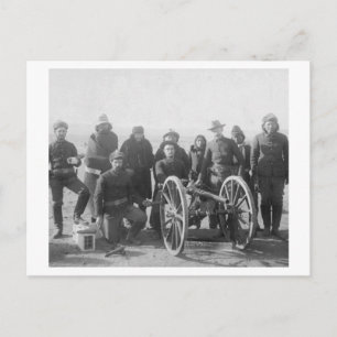 Lakota Scouts och White Soldiers stod bakom Vykort