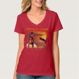 Lakota Sioux Chief Sitta Bull målat T-Shirt