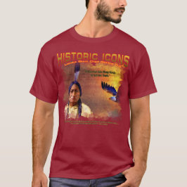 Lakota Sioux Chief Sitta Bull målat T-Shirt