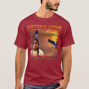 Lakota Sioux Chief Sitta Bull målat T-Shirt