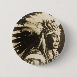 Lakota Sioux högsta vitsvan Knapp
