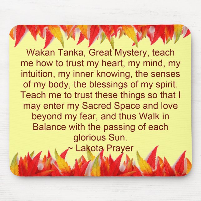 lakotabönmousepad musmatta (Framsidan)