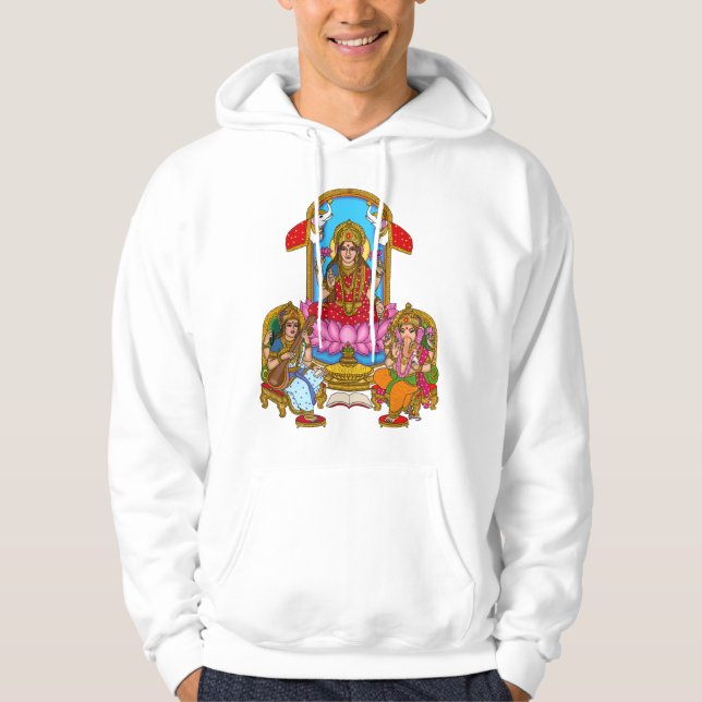 Lakshmi Ganesh-hoodie Hoodie (Framsida)