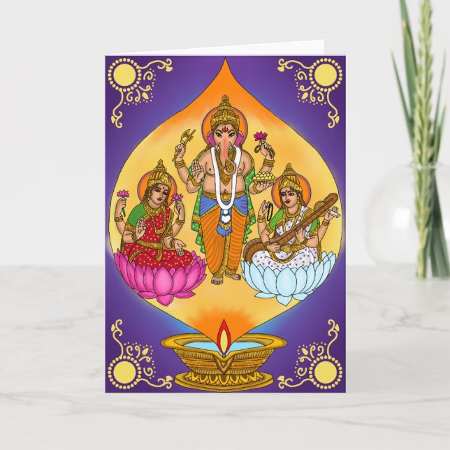Lakshmi Ganesh  Kort (Framsida)