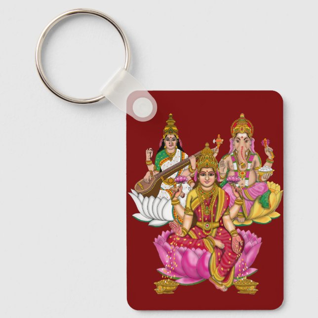 Lakshmi Ganesha Nyckelring (Framsida)