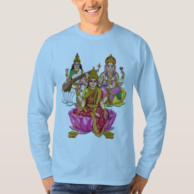 Lakshmi Ganesha T-Shirt (Framsida)