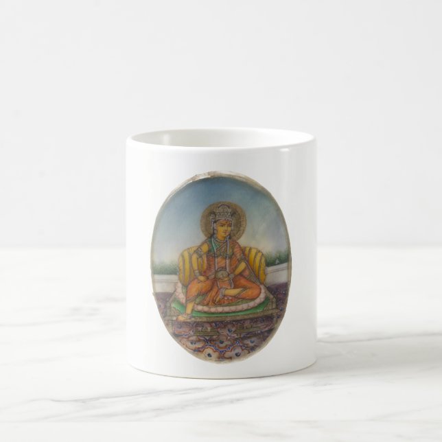 Lakshmi Goddess av förmögenhet Fortune och välstån Kaffemugg (Center)