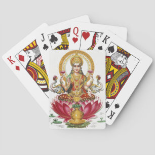 Lakshmi Hinduisk Gudinna Casinokort