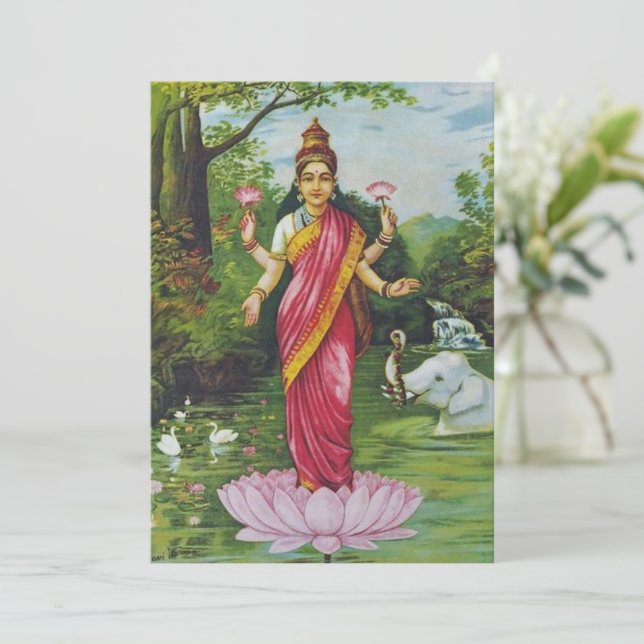 Lakshmi Inbjudningar (Stående Fram)
