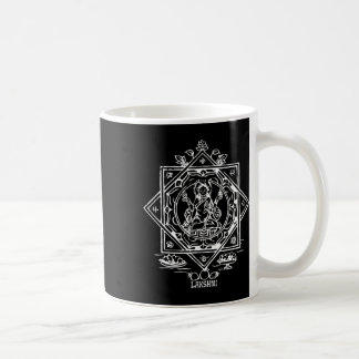 Lakshmi indisk rikedomsgudinna hinduism Yantra Kaffemugg
