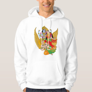 Lakshmi Narayan-hoodie – gudomlig casual klänning Hoodie