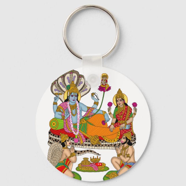 Lakshmi Narayan Keychain Nyckelring (Framsida)