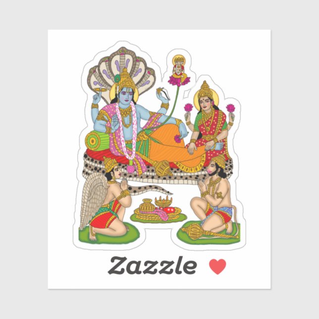 Lakshmi Narayan Sticker Klistermärken (Ark)