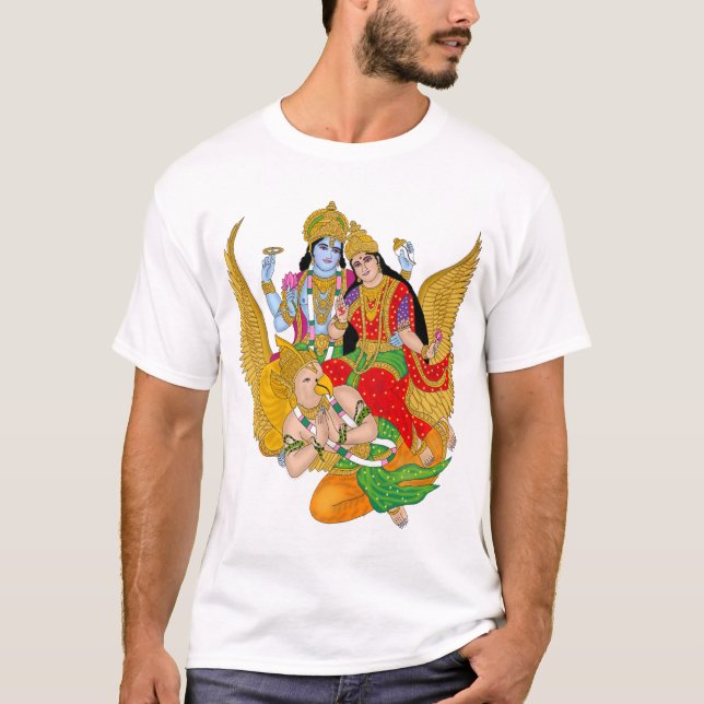 Lakshmi Narayan T-Shirt – Divine Casual Wear (Framsida)