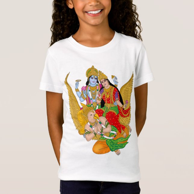 Lakshmi Narayan T-Shirt – Divine Casual Wear (Framsida)