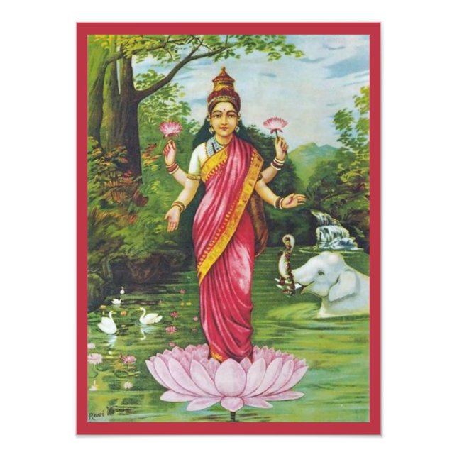 Lakshmi Photo Print Fototryck (Framsidan)