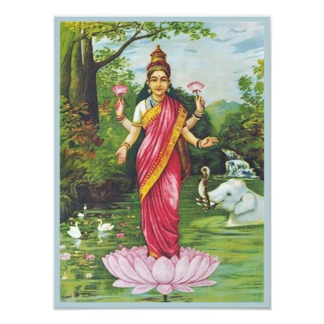 Lakshmi Photo Print Fototryck (Framsidan)