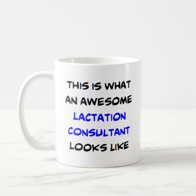 Laktationskonsult, fantastisk kaffemugg (Vänster)