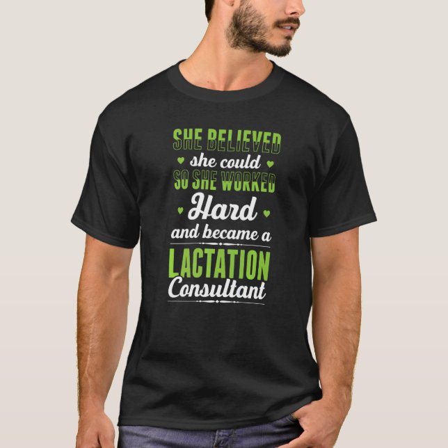 Laktationskonsult för amning Specialist IBCL T Shirt (Framsida)