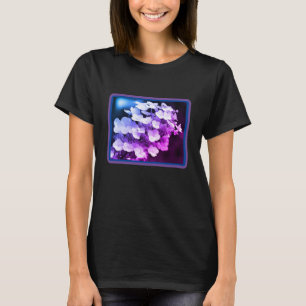 Laktecap Hydrangea Black and White Tintved T Shirt