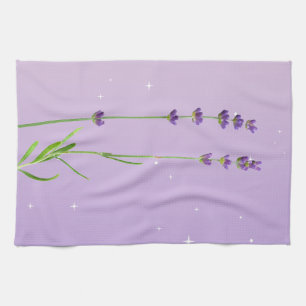 Laktender touch - Mjuk Lila Kitchen Towel Kökshandduk