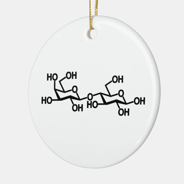 Laktos Mjölk struktur Julgransprydnad Keramik (Vänster)