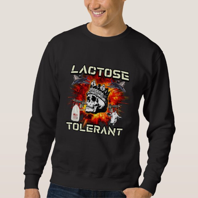Laktos Tolerant Lång Ärmad Tröja (Framsida)
