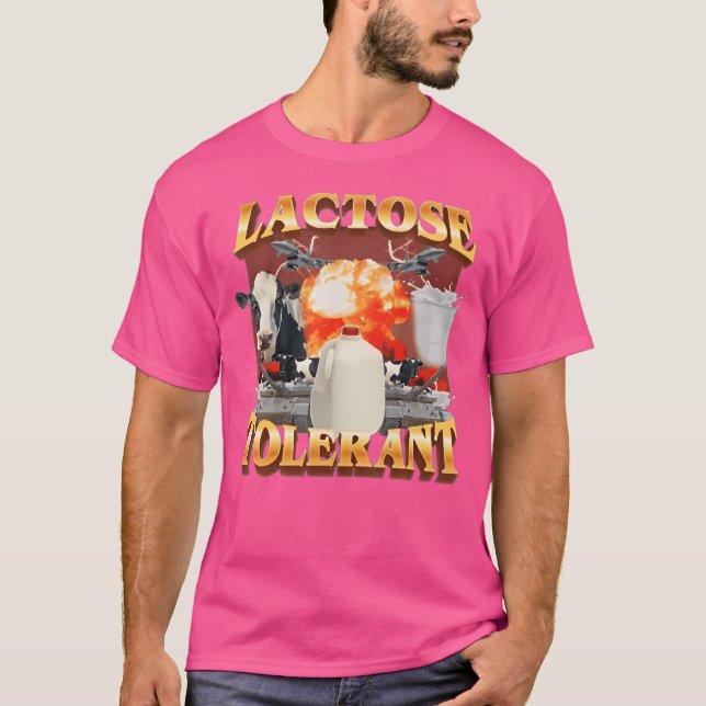 Laktosintoleransnota T Shirt (Framsida)