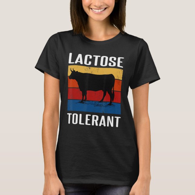 Laktostolerant T Shirt (Framsida)
