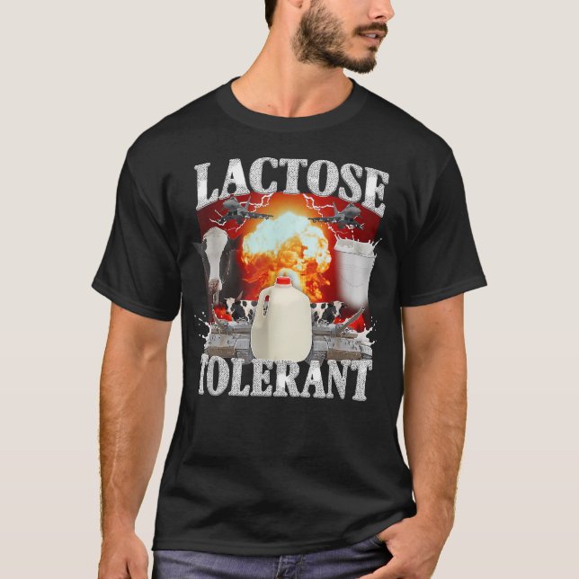 Laktostolerant T Shirt (Framsida)