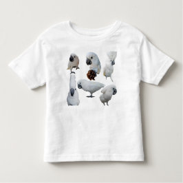Lala Cockatoo Six Poses Småbarn Tshirt T Shirt